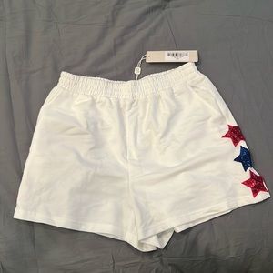 NWT White 4th of July shorts size Small